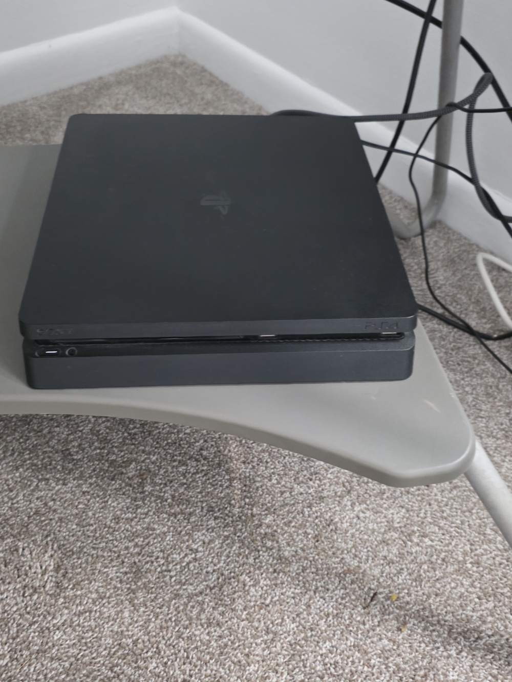 Sony Black PlayStation Slim Console - Compact Gaming System